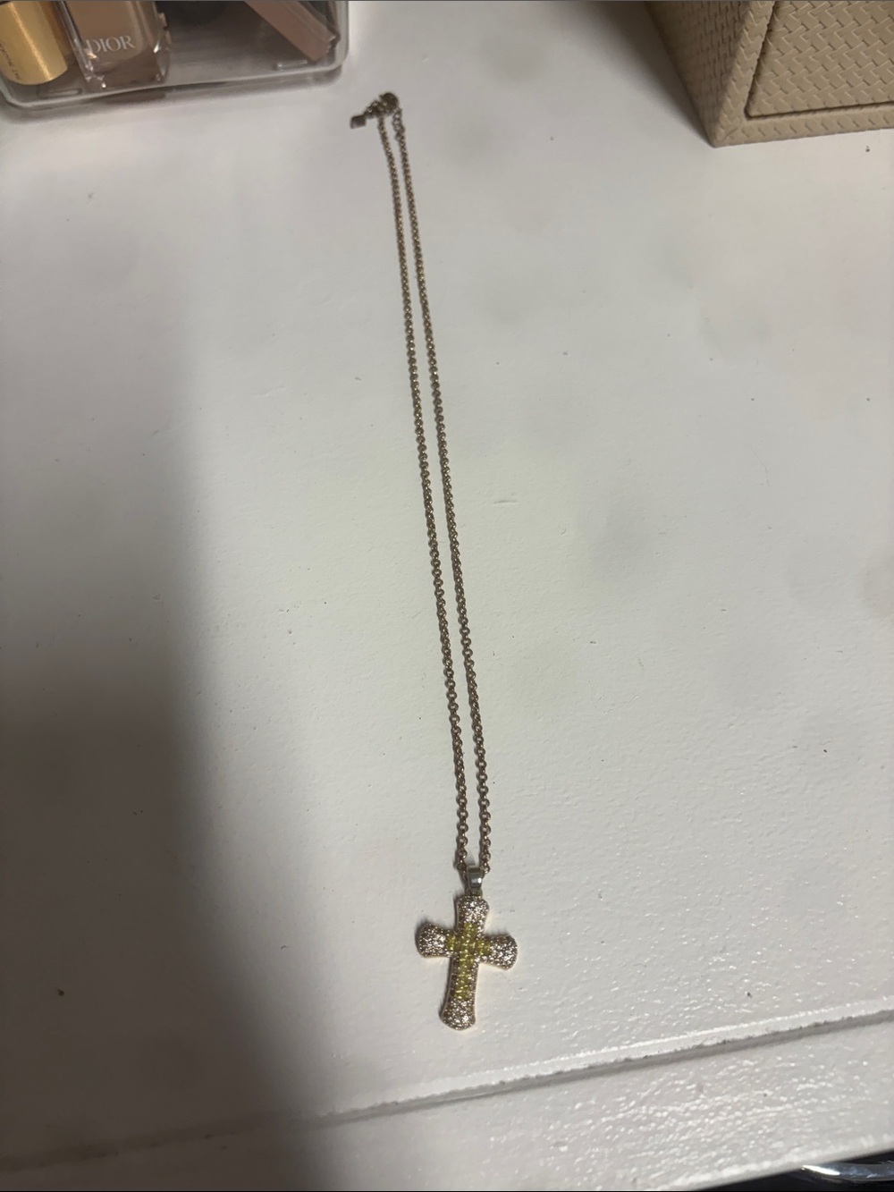Gold Cross Pendant Necklace - Women Jewelry